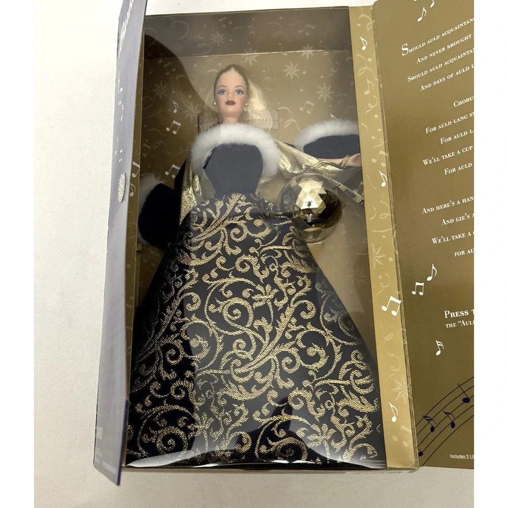 Mattel Barbie Ring in the New Year Doll Blonde 2001 Original Box #52742 Vintage‎